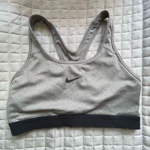 NIKE Gray Sports Bra